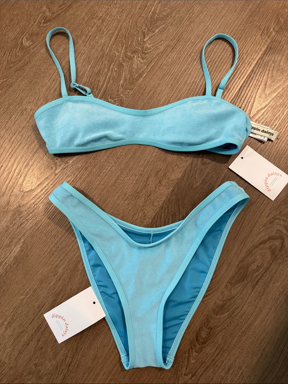 Dippin' Daisy's Sky Blue Bikini Set